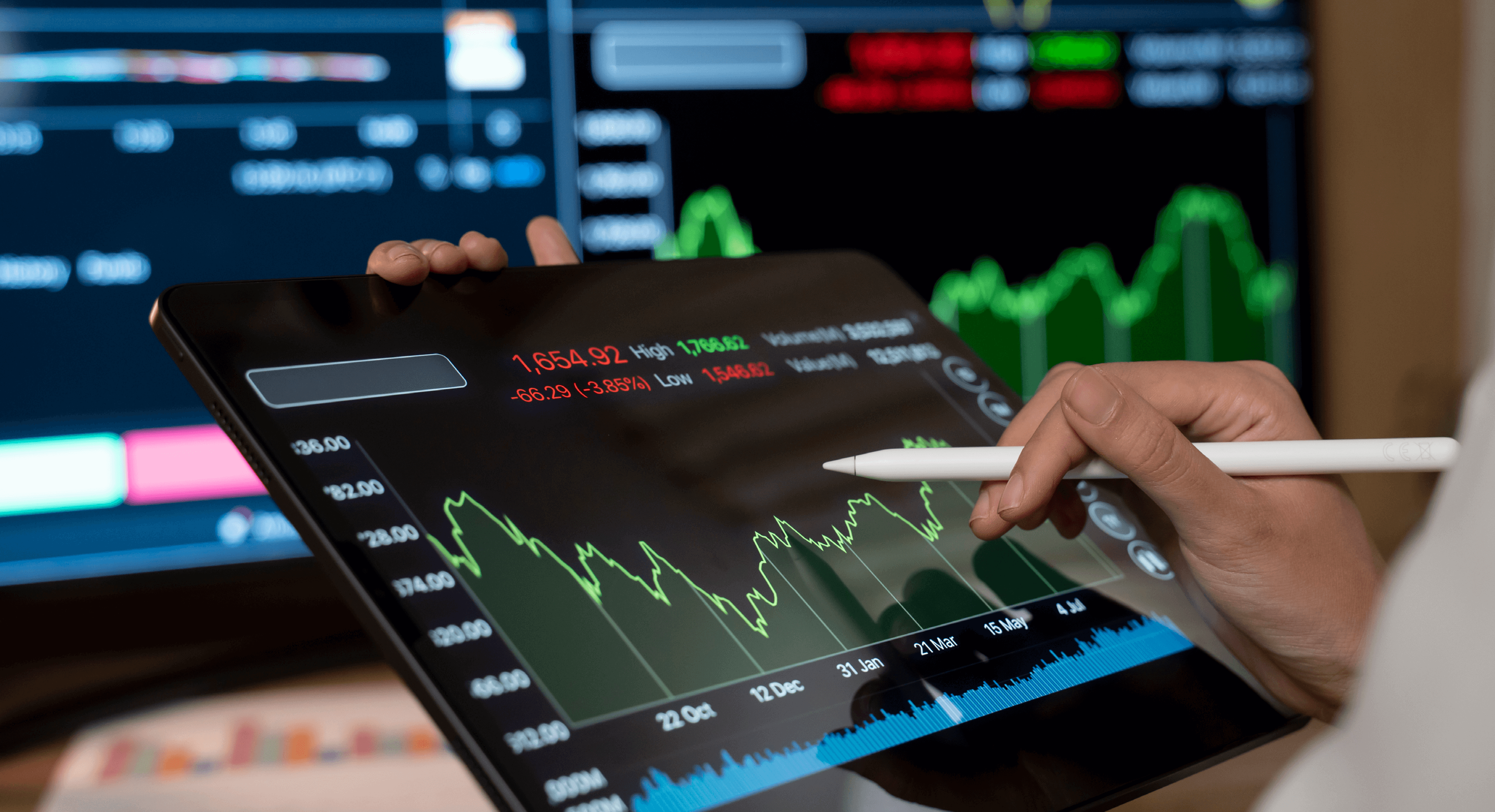 Crypto trading illustration